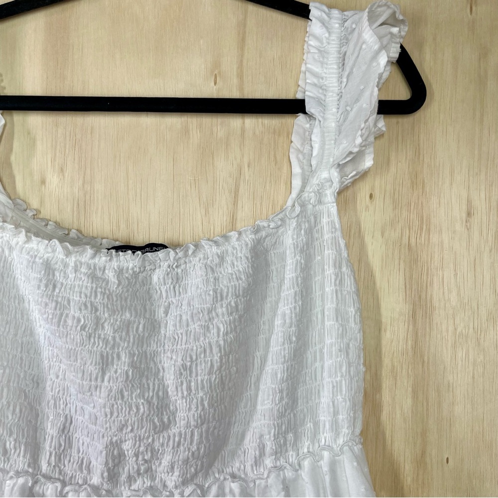 Pietro Brunelli Maternity CHLOÉ Long White Maternity Dress in Cotton Size L - Picture 7 of 14